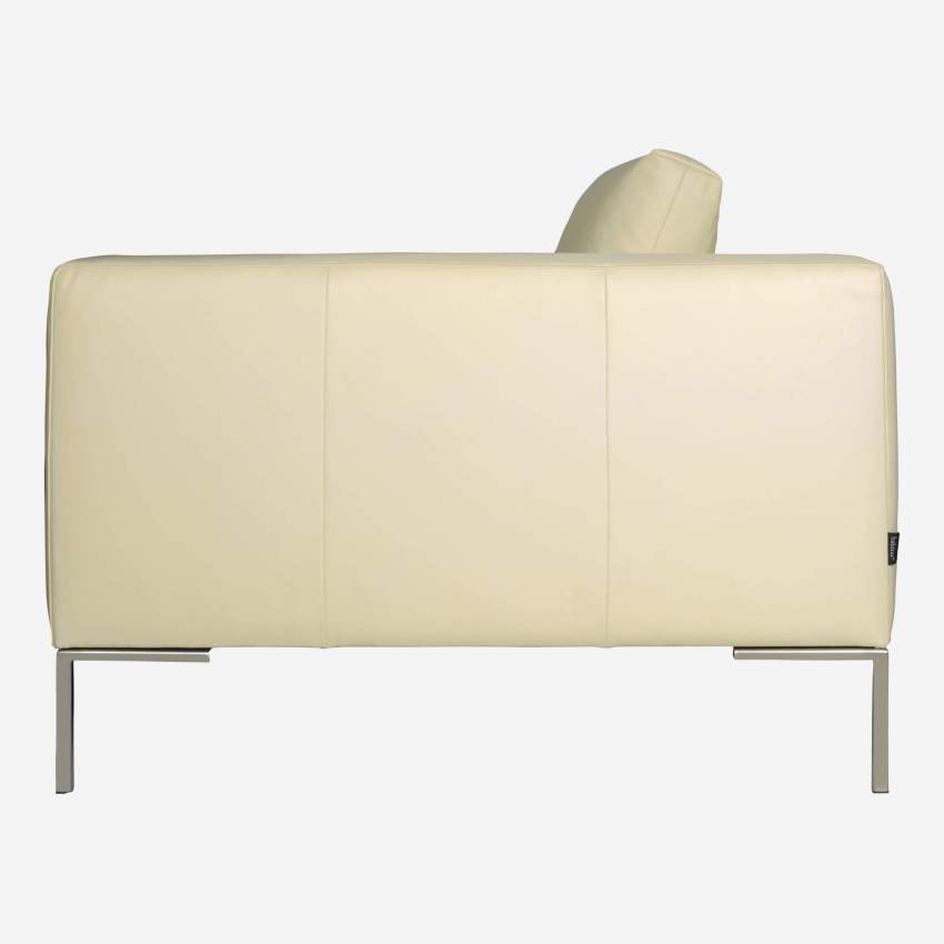 3-Sitzer-Sofa aus Eton-Leder - Cremefarben