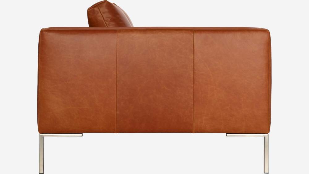 Canapé 2 places en cuir Vintage Leather - Cognac