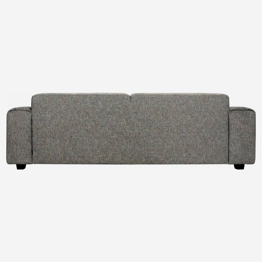 Bellagio fabric 4-seater sofa - Grey Black