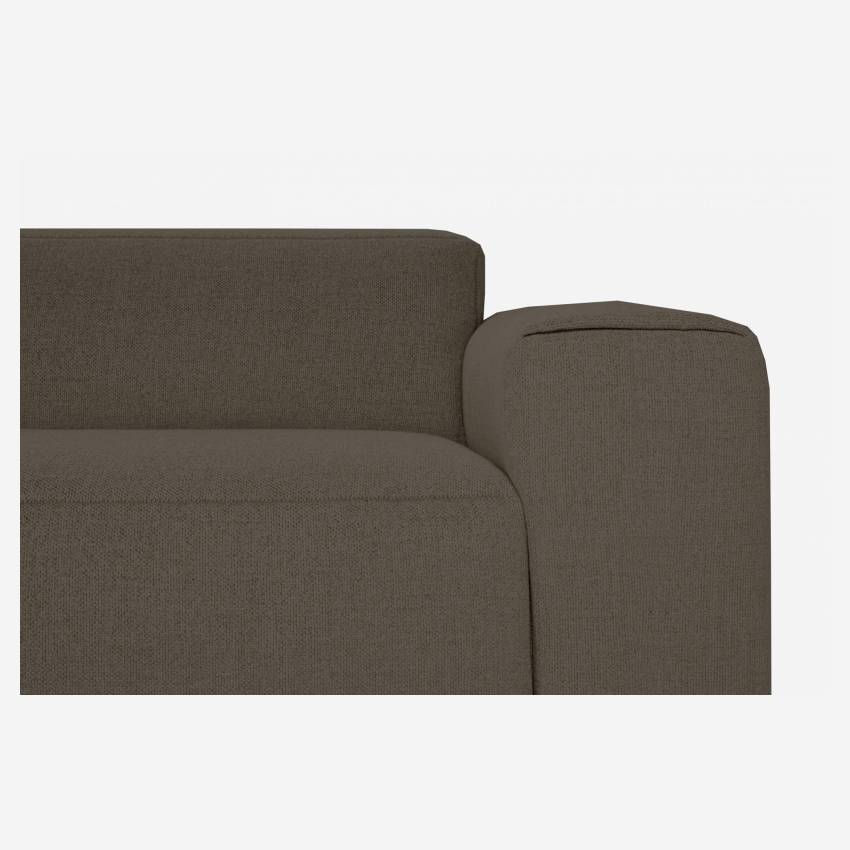 4-Sitzer Sofa aus Lecce-Stoff - Grau