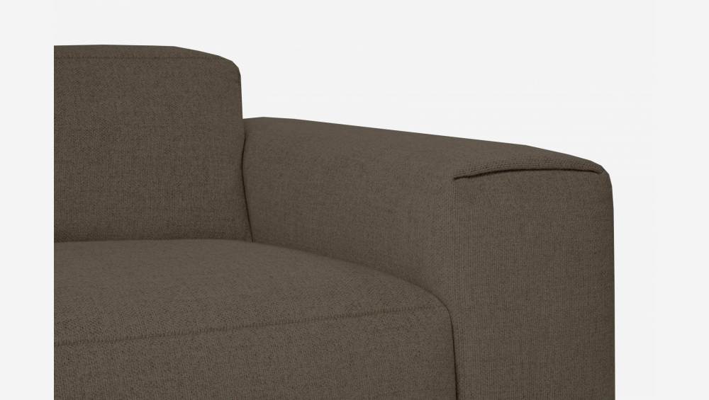 Lecce fabric 4-seater sofa - Grey