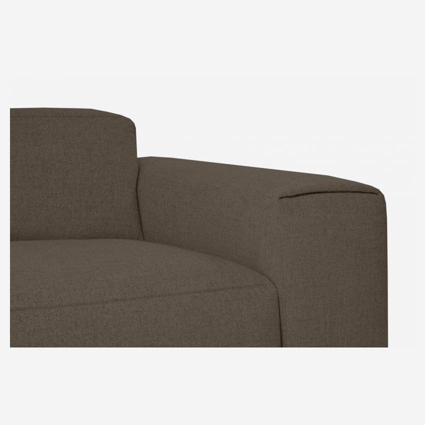 4-Sitzer Sofa aus Lecce-Stoff - Grau