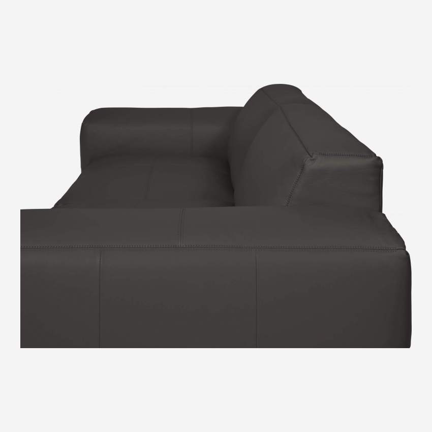 4-Sitzer Sofa aus Savoy-Leder - Amarettobraun