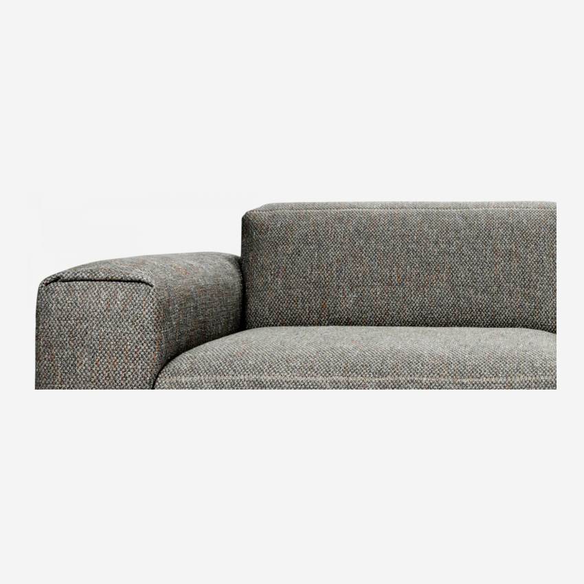 Bellagio fabric 3-seater sofa - Grey Black