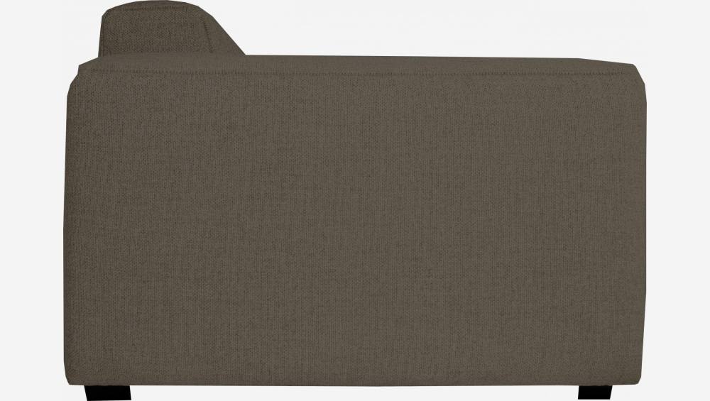 Lecce fabric 3-seater sofa - Grey