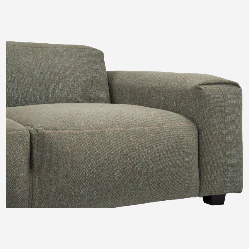 Lecce fabric 2-seater sofa - Dark grey
