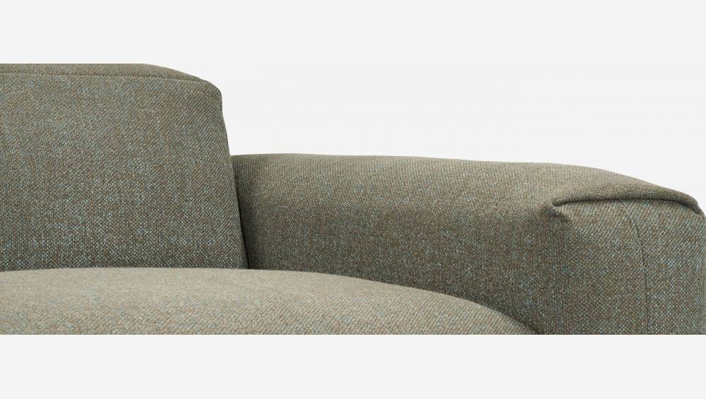 Lecce fabric 2-seater sofa - Dark grey