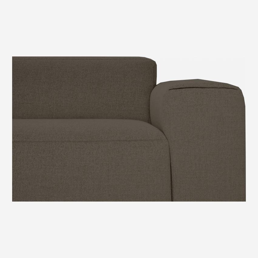 2-Sitzer Sofa aus Lecce-Stoff - Grau