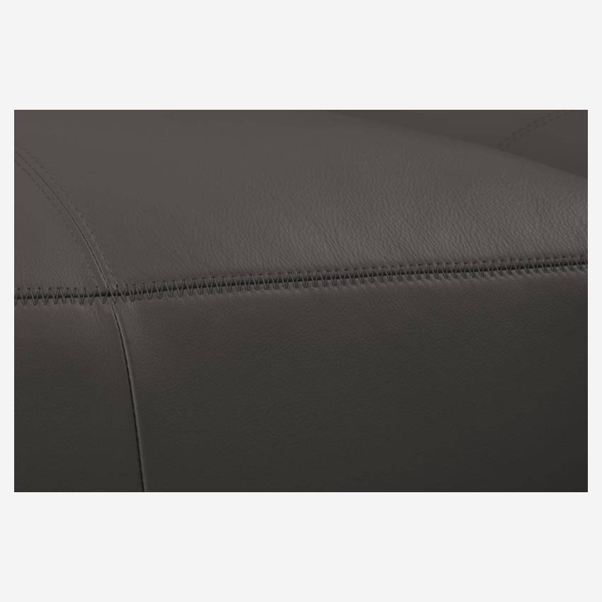 Savoy leather 2-seater sofa - Amaretto brown