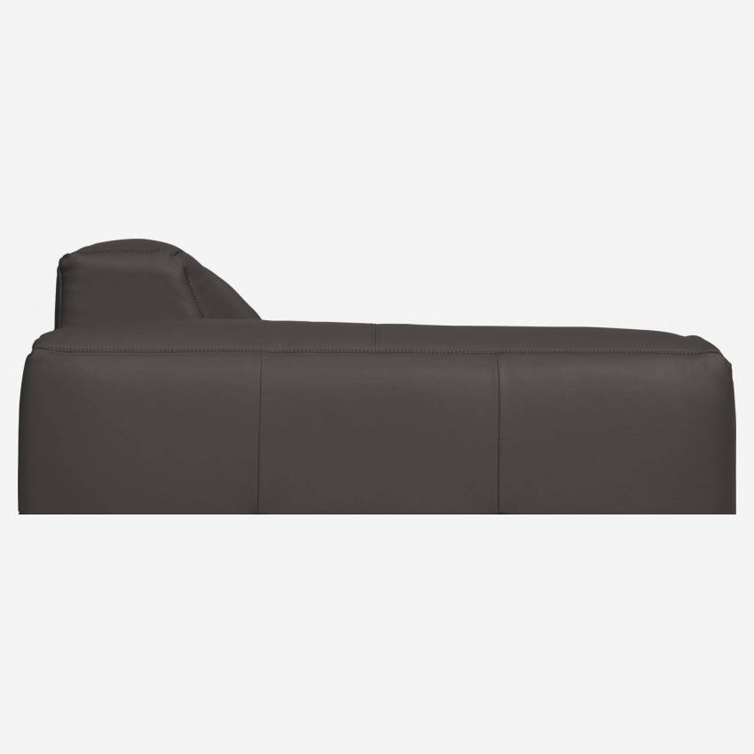 2-Sitzer Sofa aus Savoy-Leder - Amarettobraun