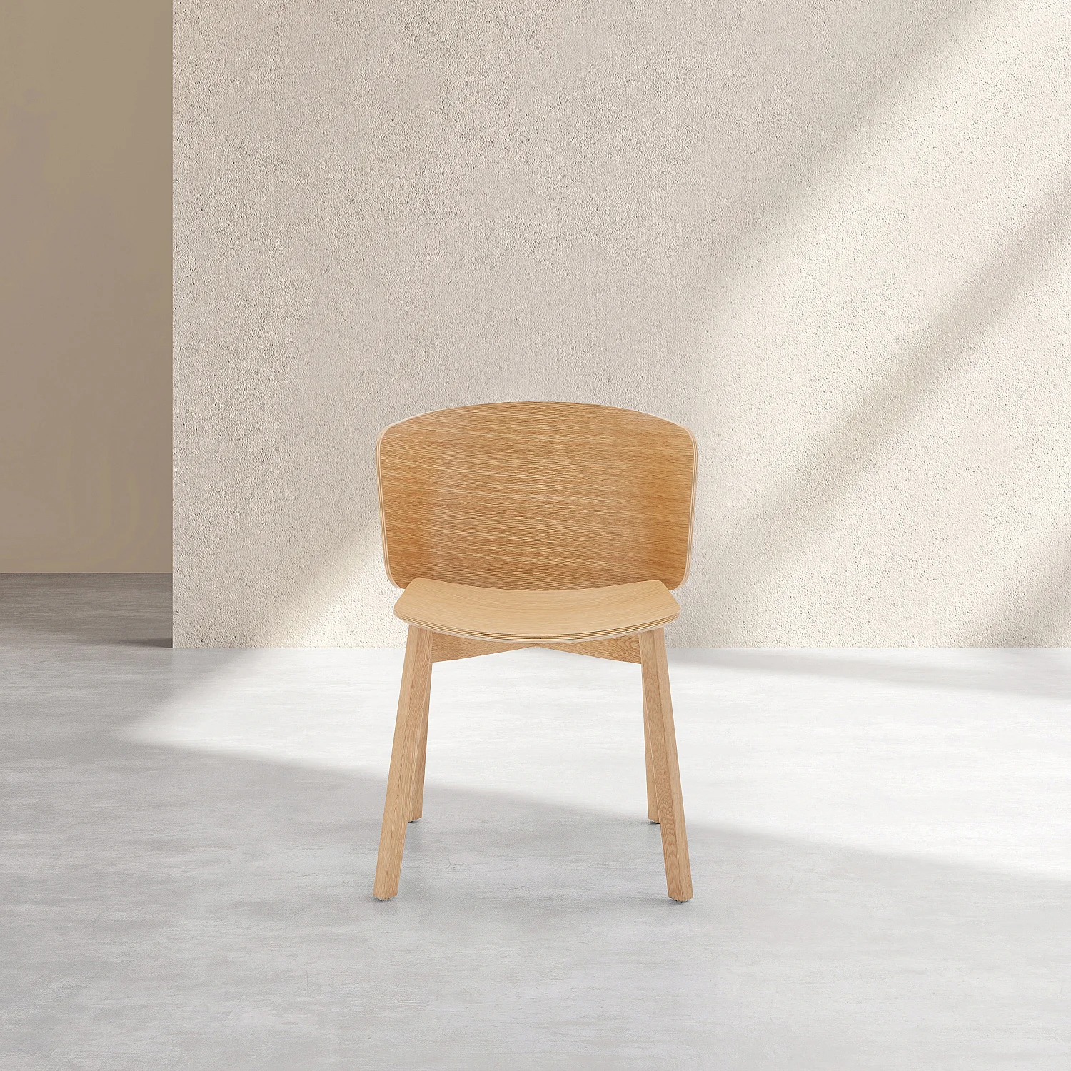 Lot de 2 chaises en chêne massif - 4