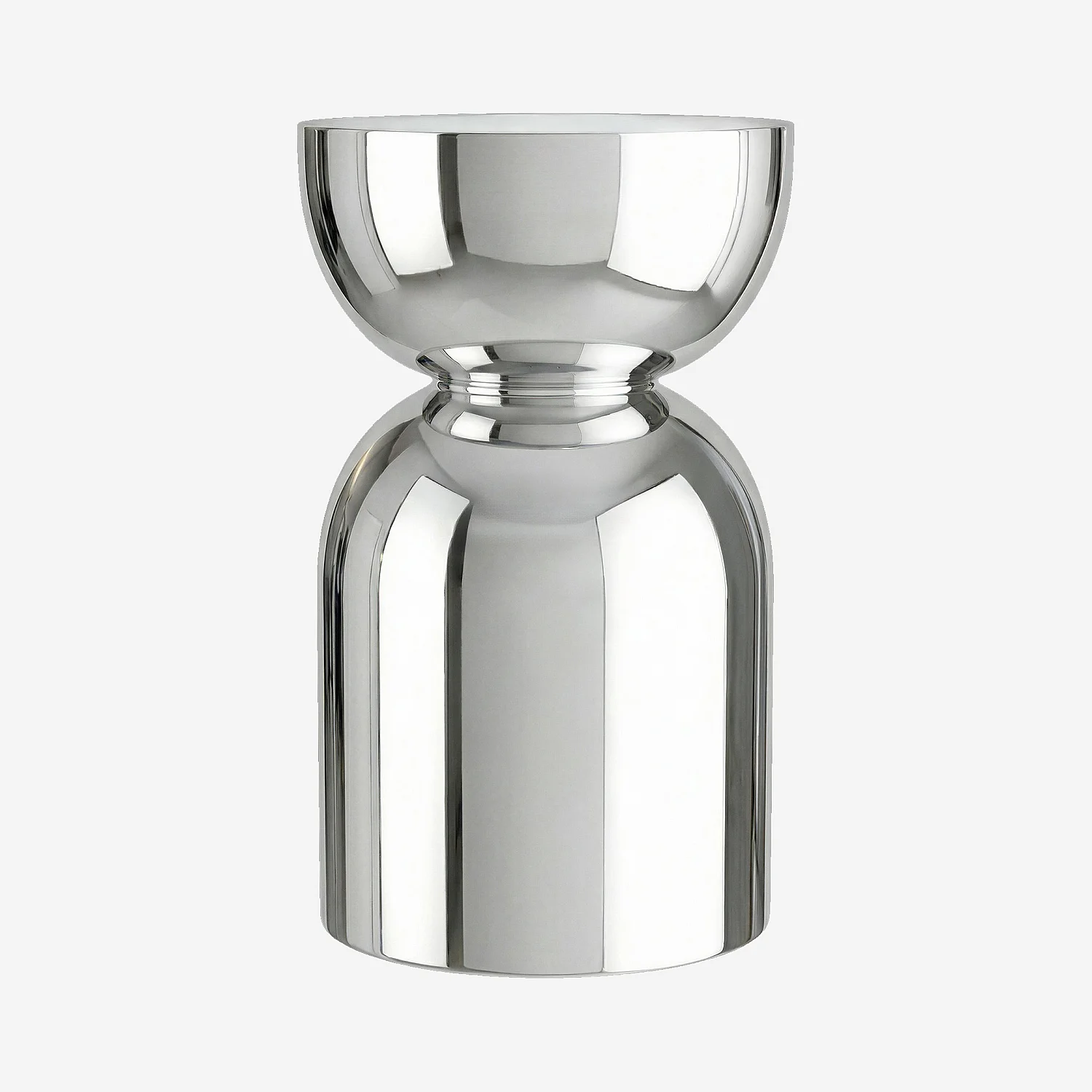 Table d'appoint en métal - Chrome - 1