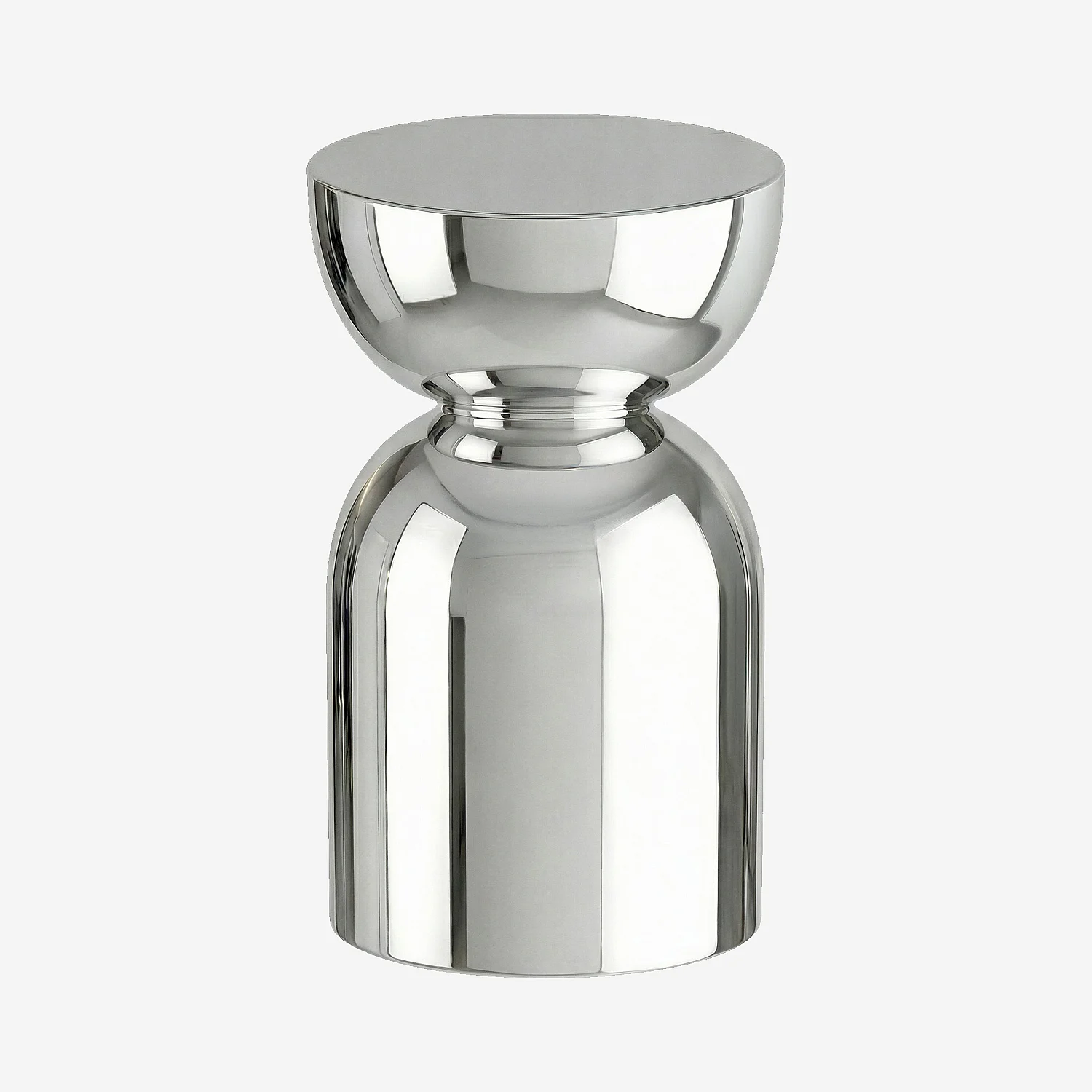 Table d'appoint en métal - Chrome - 2