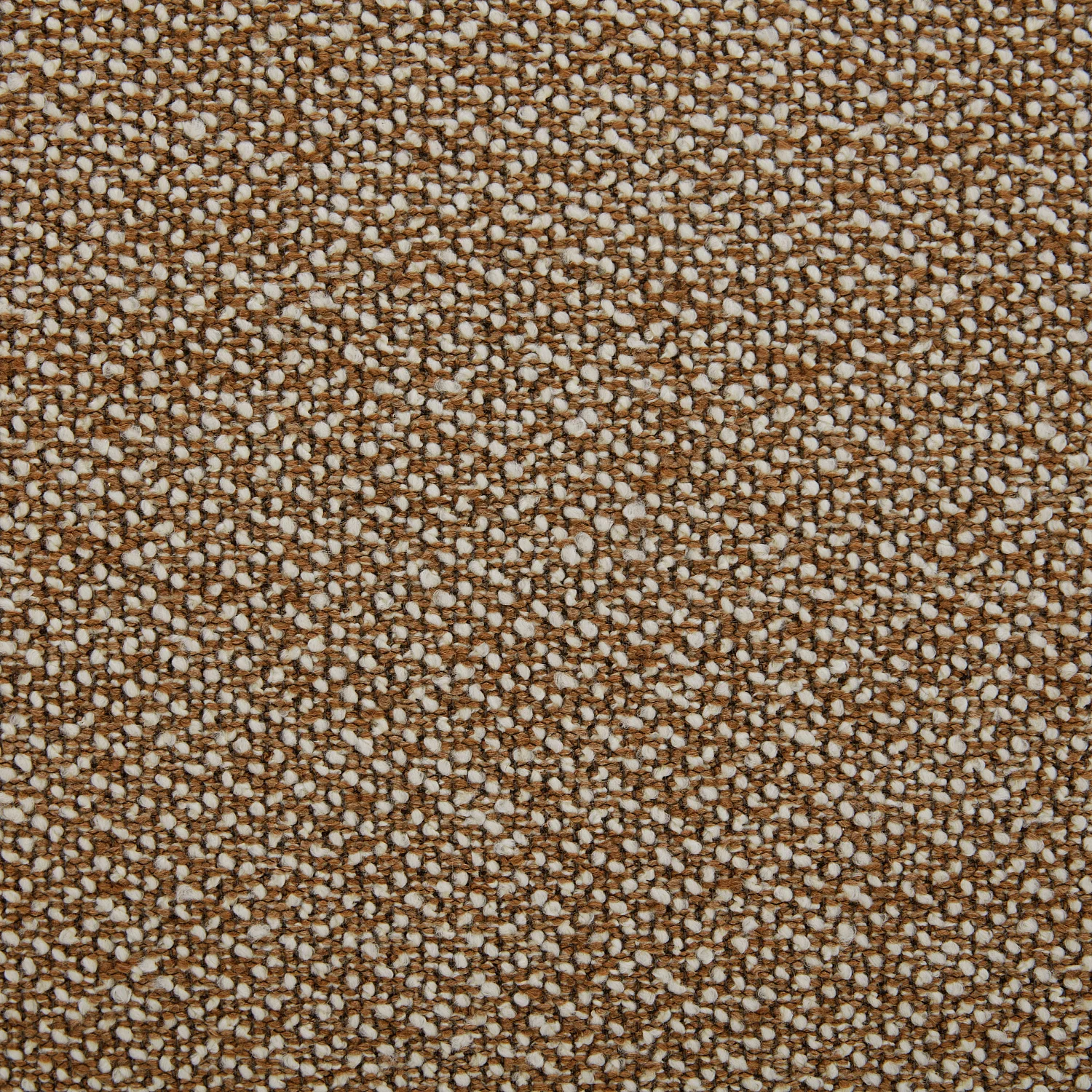 Design fauteuil van getextureerde stof en hout - Hazelnootbruin - 3