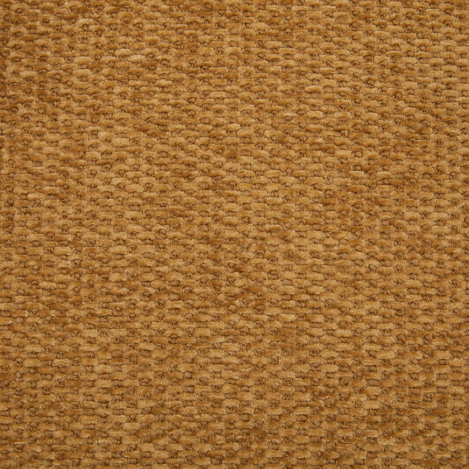 Fauteuil en tissu chenille et bois - Ocre - 3