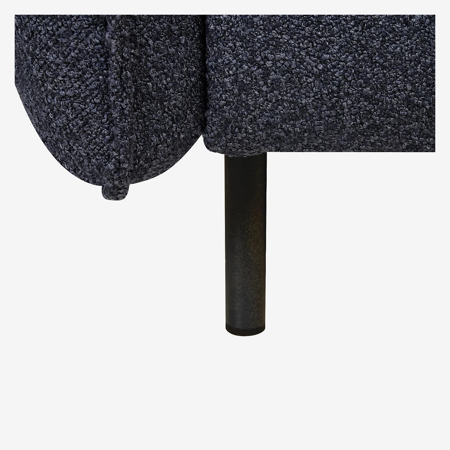 Canapé convertible 3 places - Couchage 160 cm - Matelas en mousse 13 cm - Tissu Tolfa Bleu marine - 5