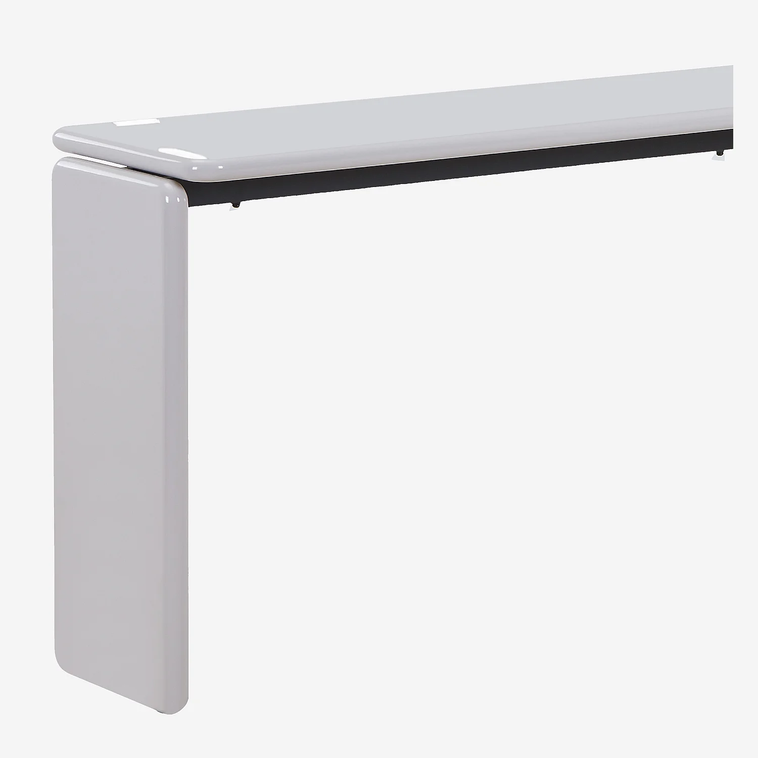 Console laquée - Beige - 5