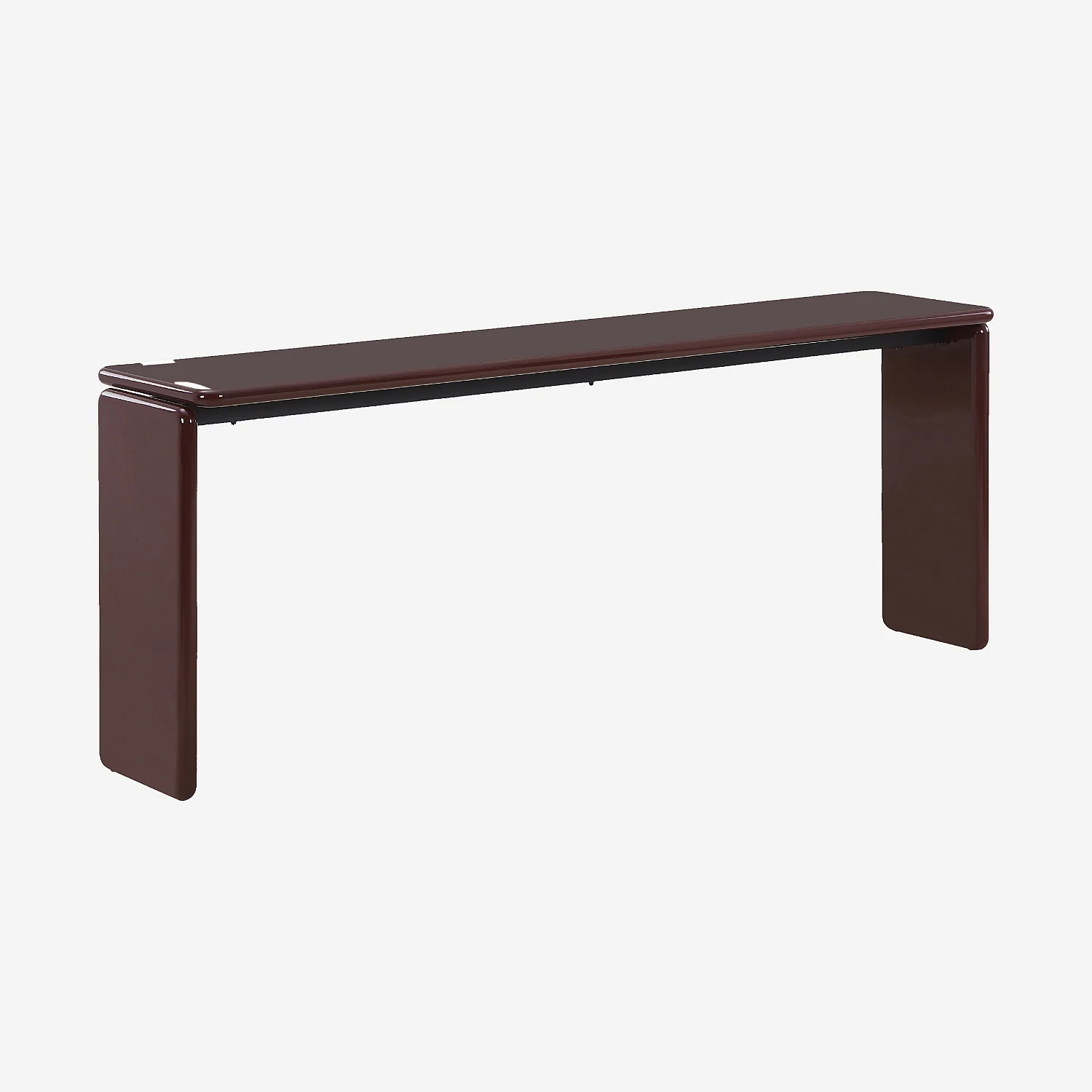 Gelakte sidetable - Bordeaux - 3
