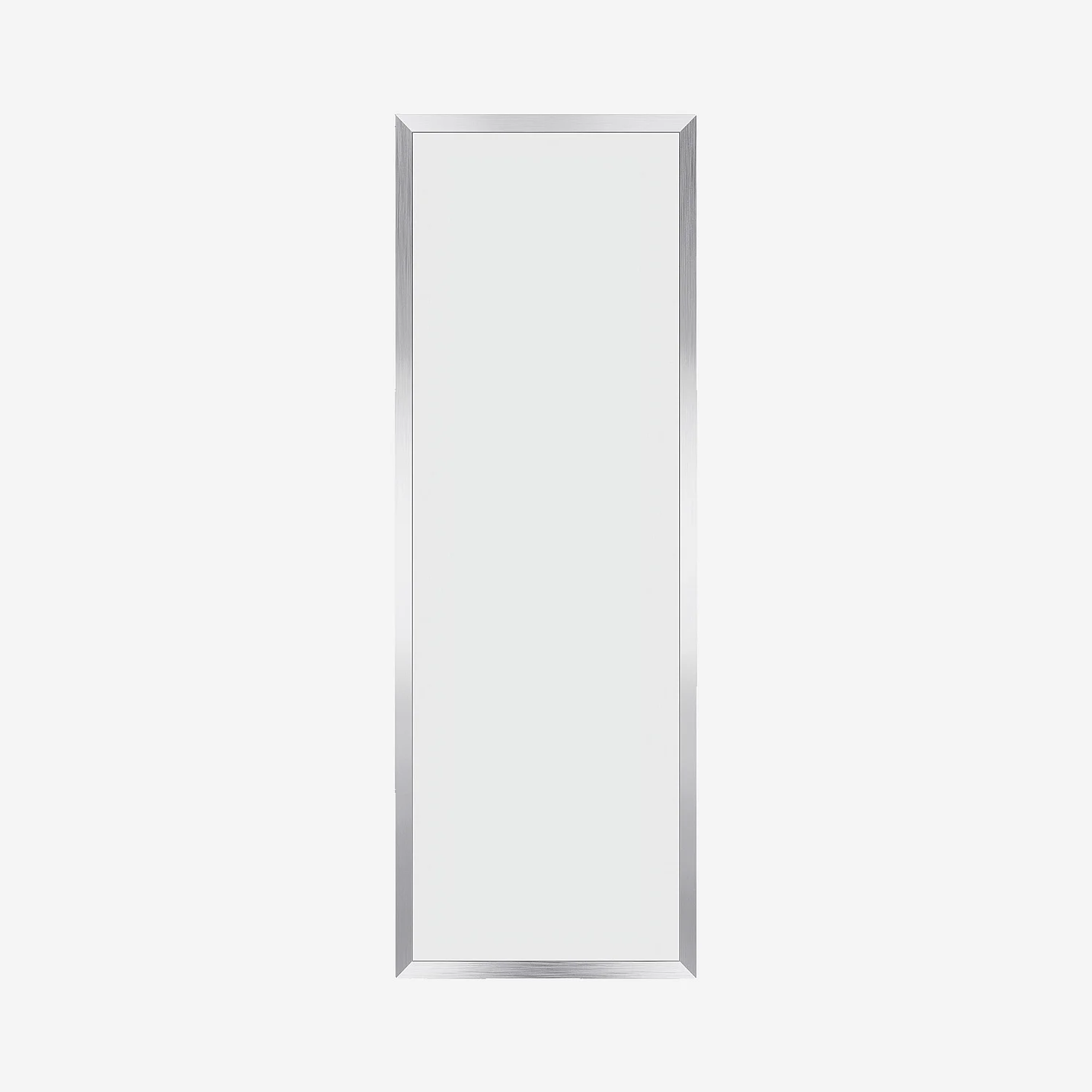 Miroir rectangulaire en aluminium - 200 x 70 cm - Chrome - 1