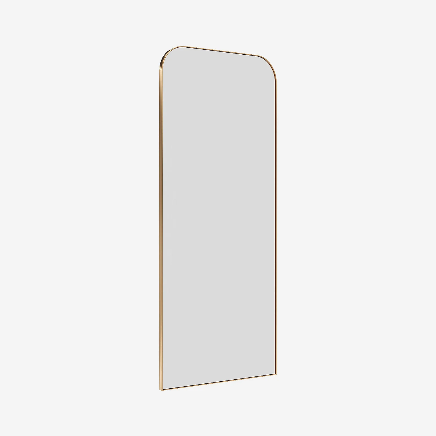 Miroir en aluminium - 190 x 80 cm - Doré - 2