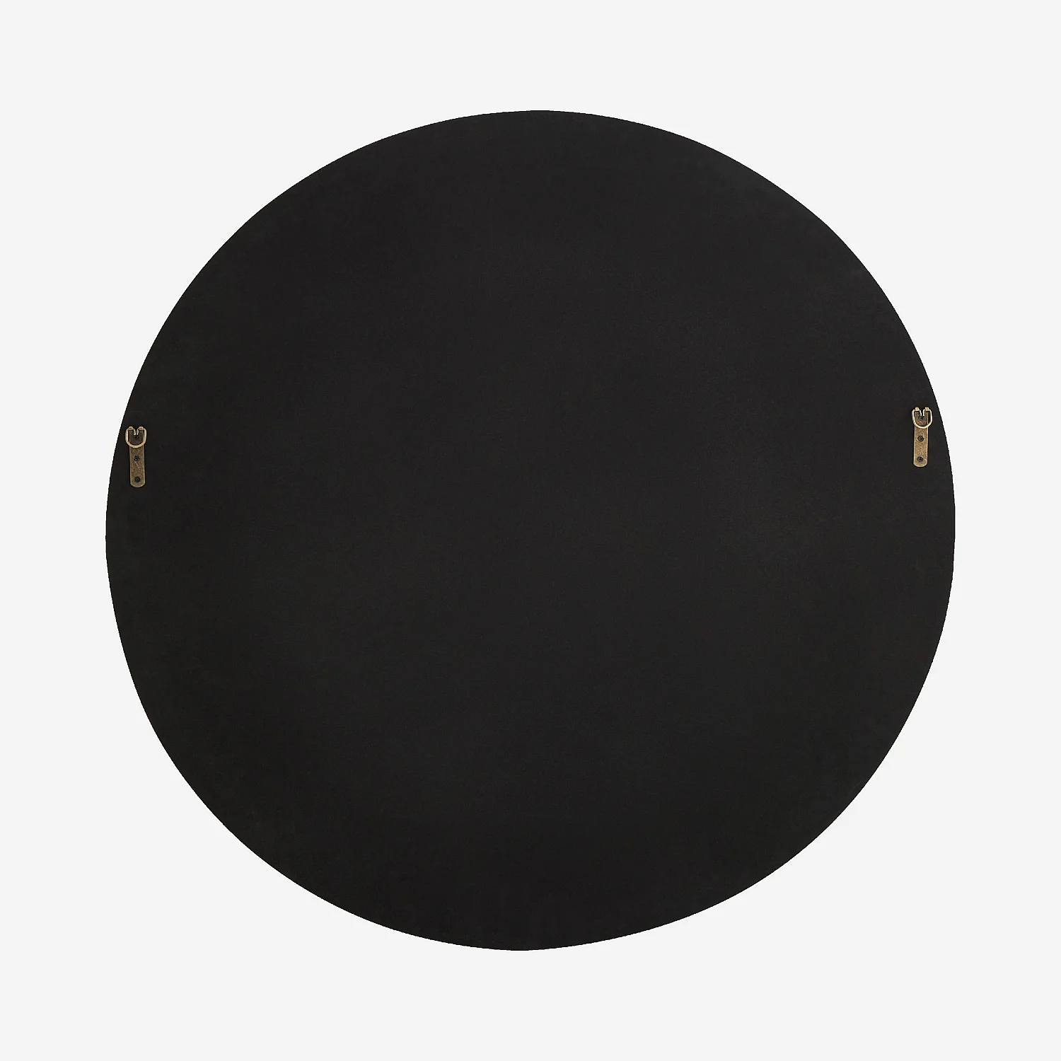 Miroir rond en bois laqué - 100 cm - Rouge prune - 4