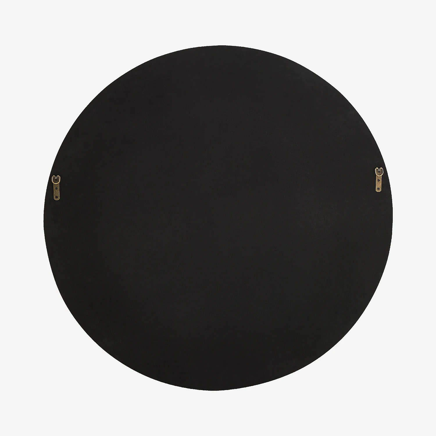 Miroir rond en bois laqué - 100 cm - Vert olive - 4