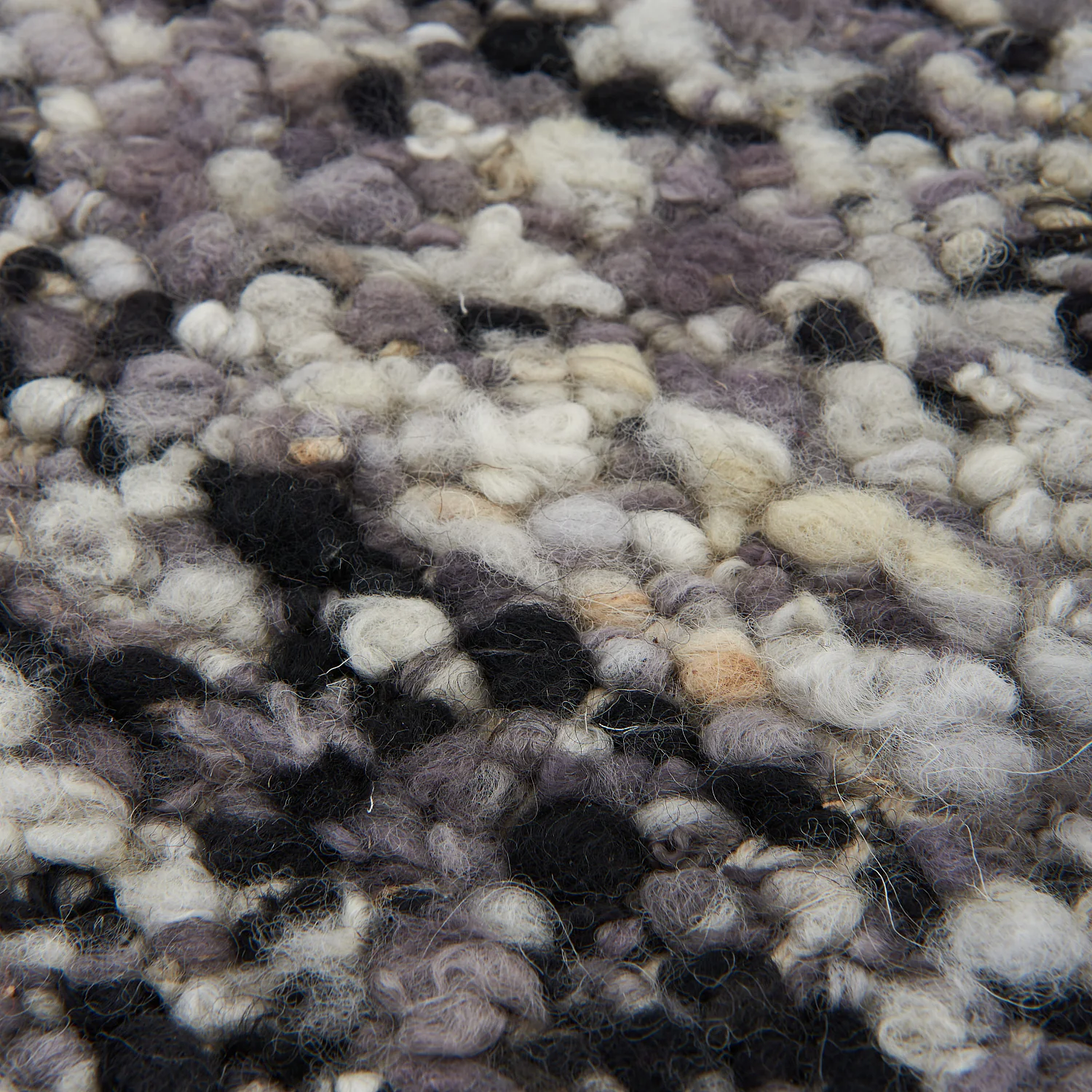 Tapis tissé en laine - 160 x 230 cm  - Gris - 4