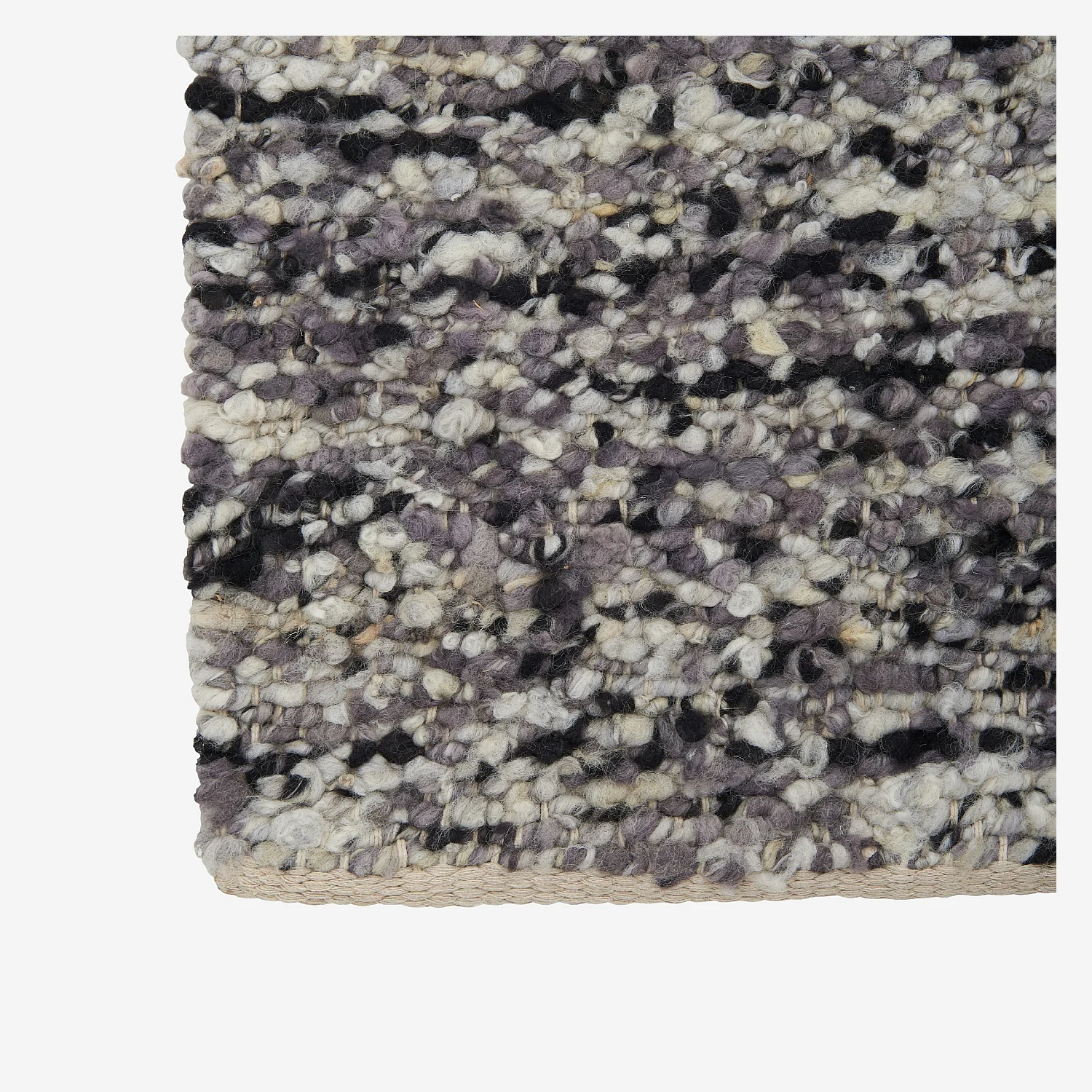 Tapis tissé en laine - 160 x 230 cm  - Gris - 9