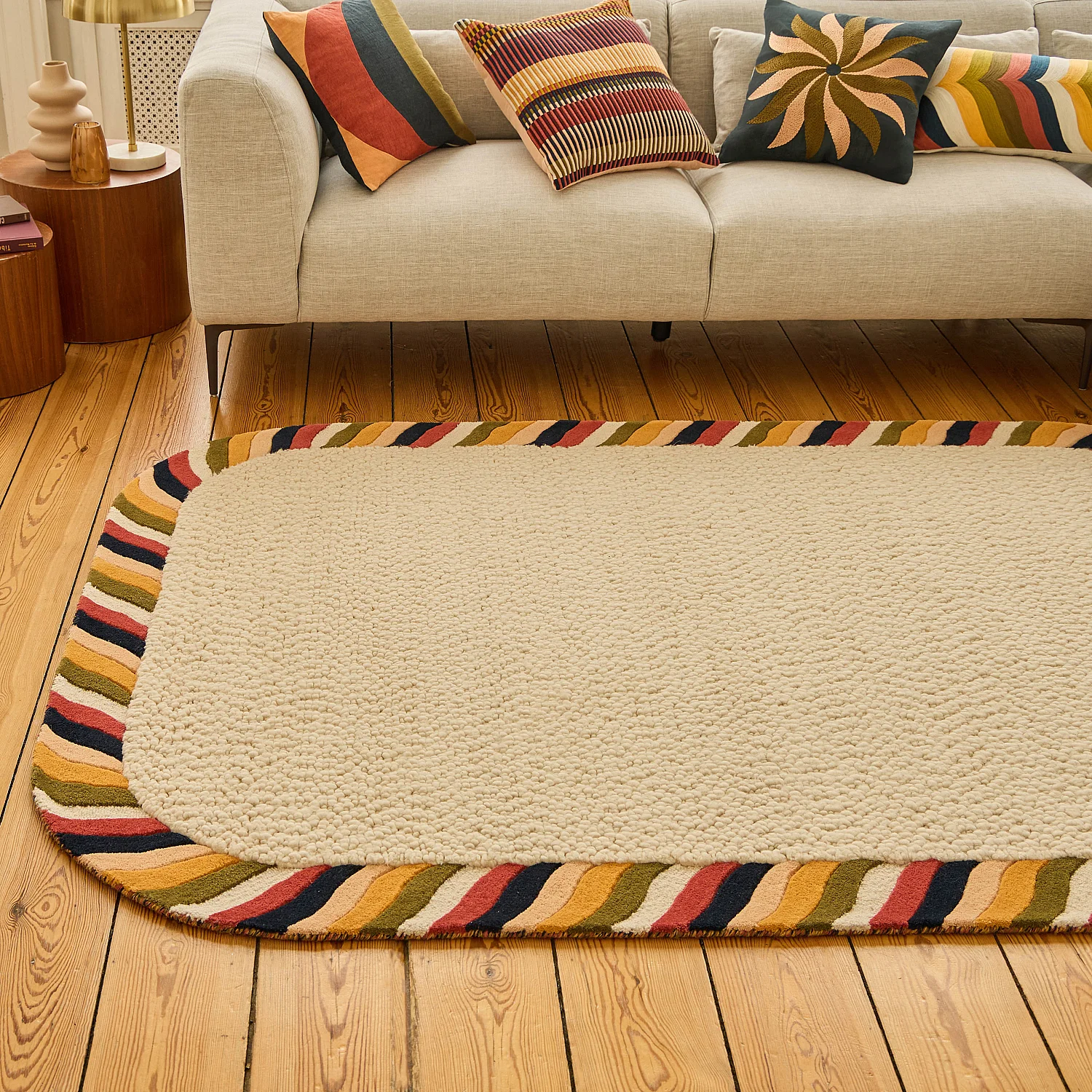 Tapis tufté en laine - 160 x 230 cm  - Ecru - Design by Floriane Jacques - 6