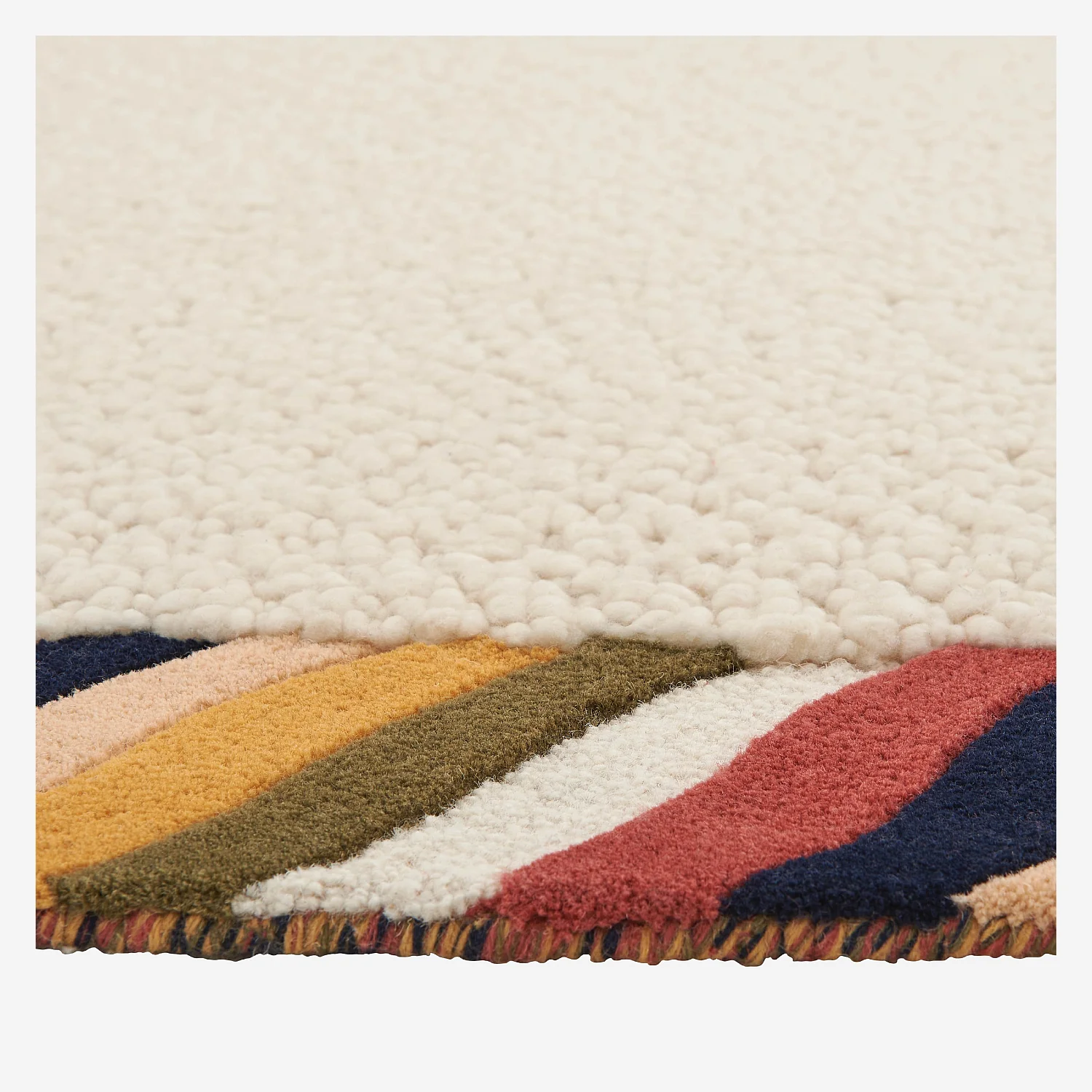 Tapis tufté en laine - 160 x 230 cm  - Ecru - Design by Floriane Jacques - 11