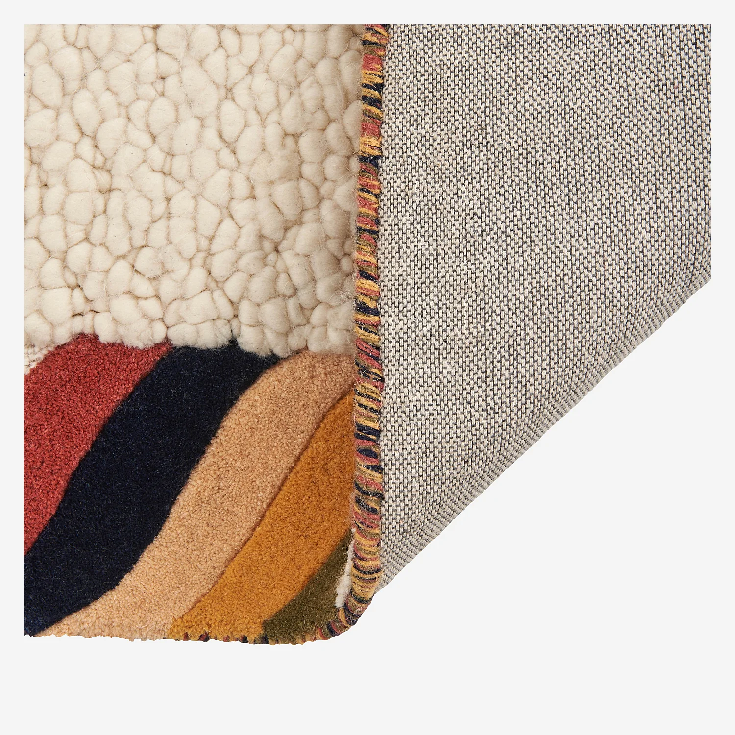 Tapis tufté en laine - 160 x 230 cm  - Ecru - Design by Floriane Jacques - 10