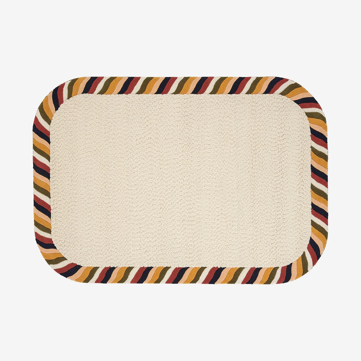 Tapis tufté en laine - 160 x 230 cm  - Ecru - Design by Floriane Jacques - 2