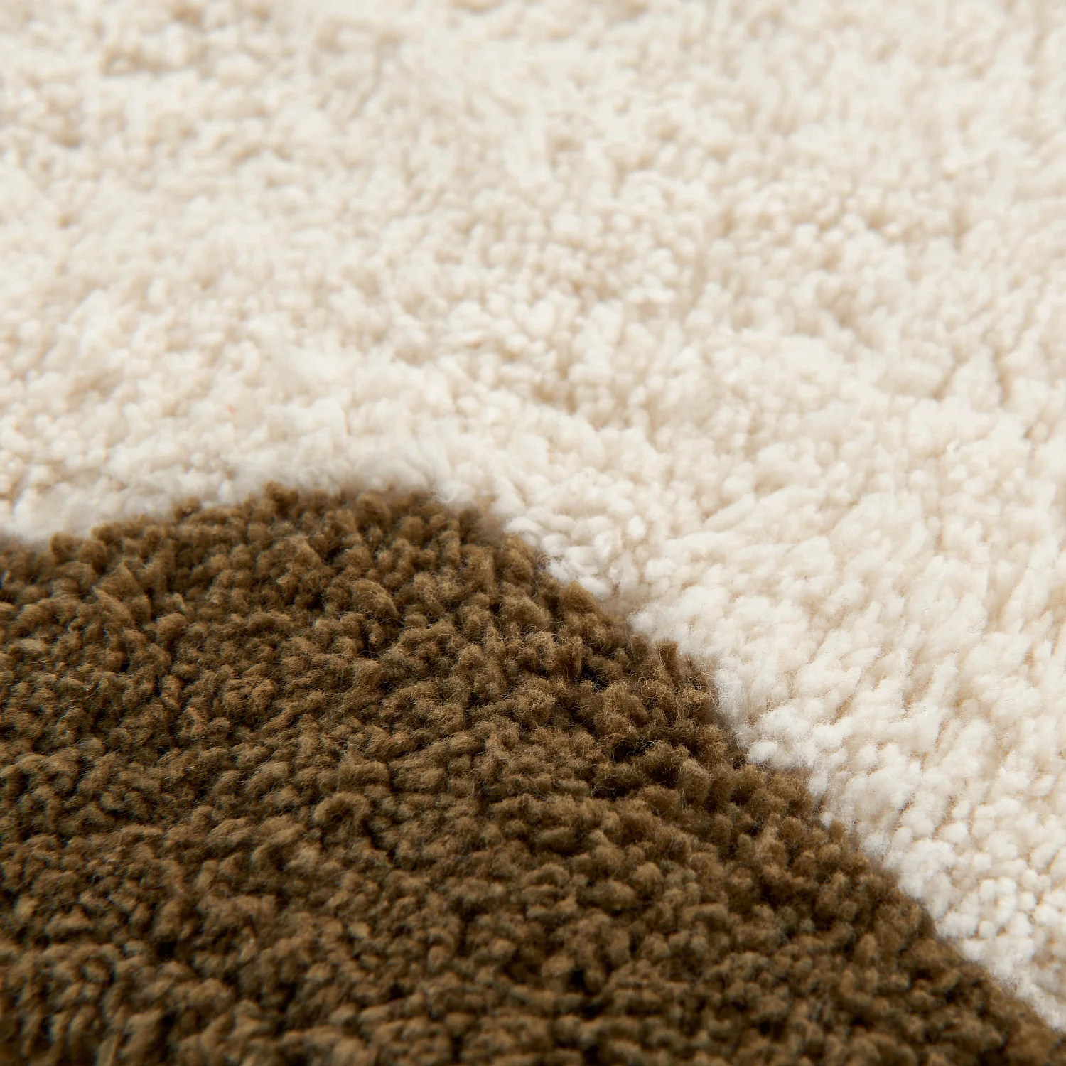 Tapis de bain festonné en coton naturel - 1200 g/m² - 50 x 80 cm - Bronze - 4
