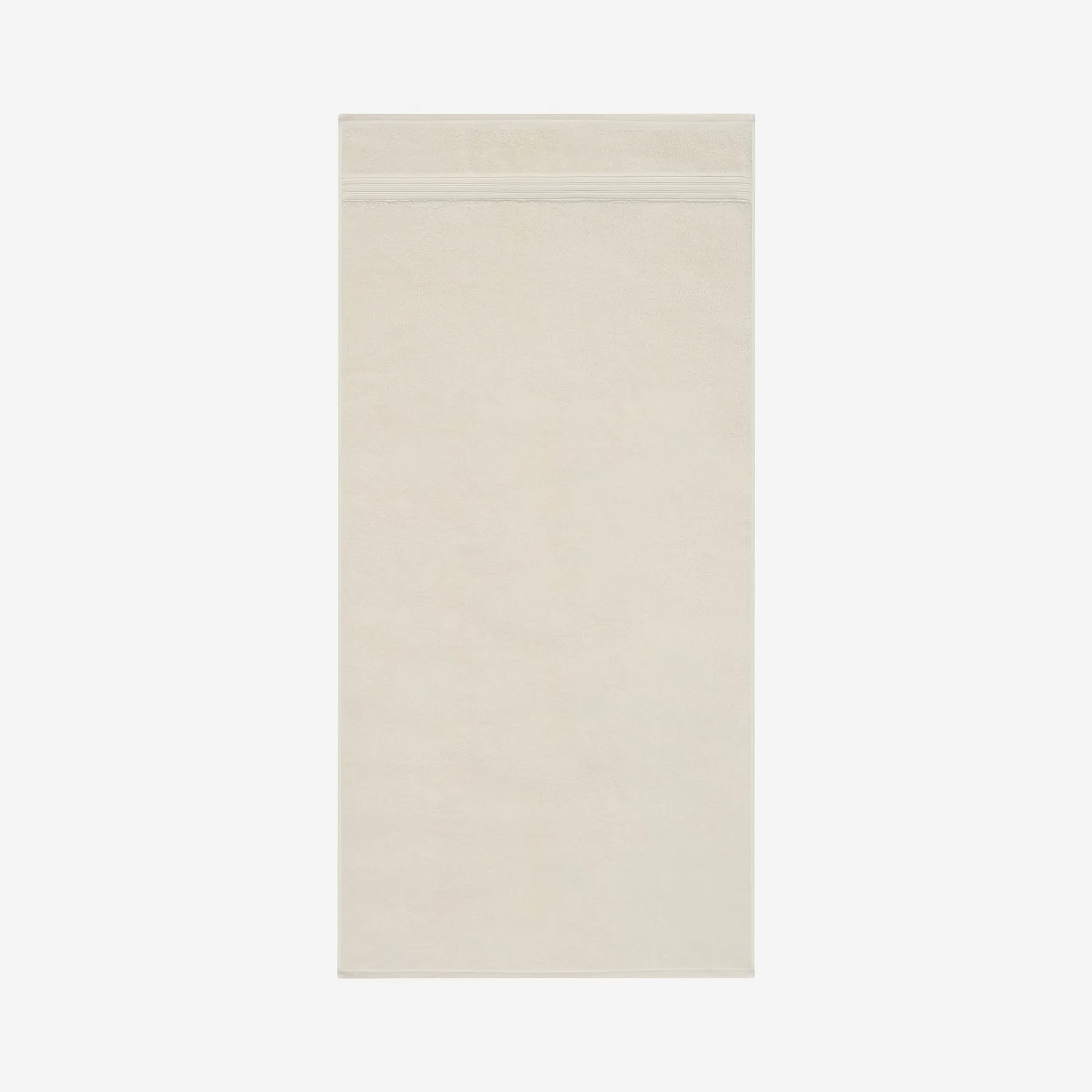 Serviette de bain en coton naturel - 650 g/m² - 70 x 140 cm - Blanc - 6