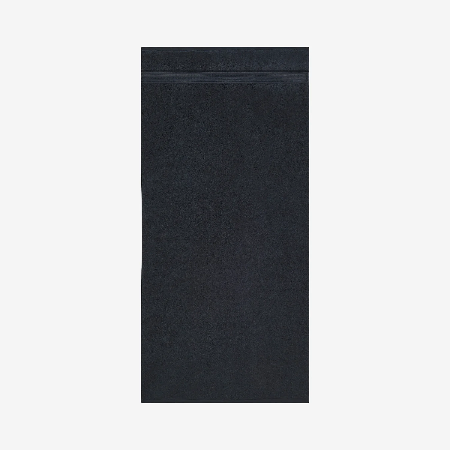 Serviette de bain en coton naturel - 650 g/m² - 100 x 150 cm - Noir - 6