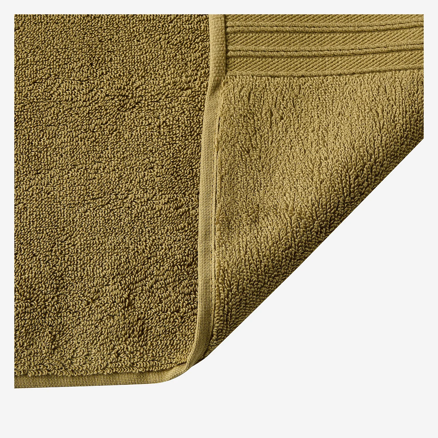 Serviette de bain en coton naturel - 650 g/m² - 50 x 100 cm - Bronze - 7