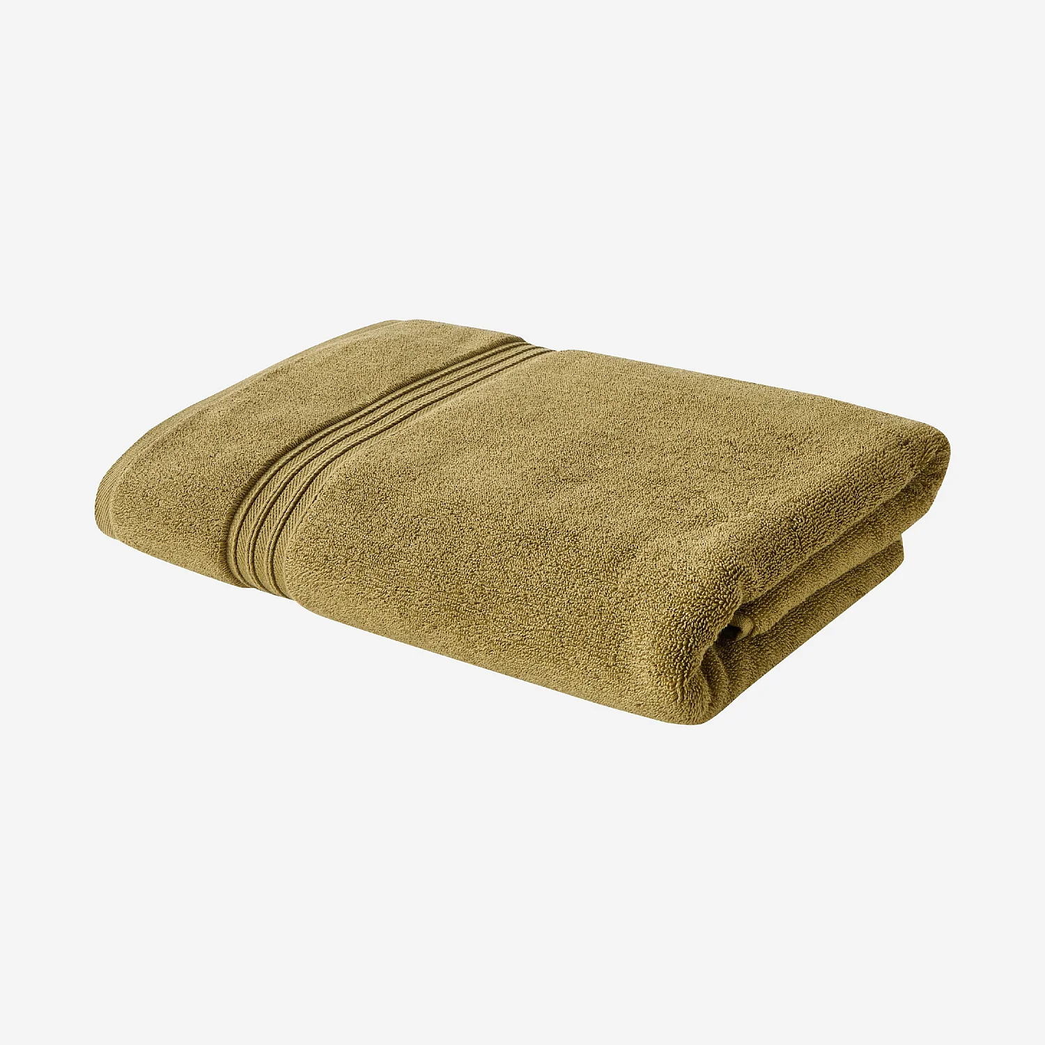 Serviette de bain en coton naturel - 650 g/m² - 50 x 100 cm - Bronze - 2