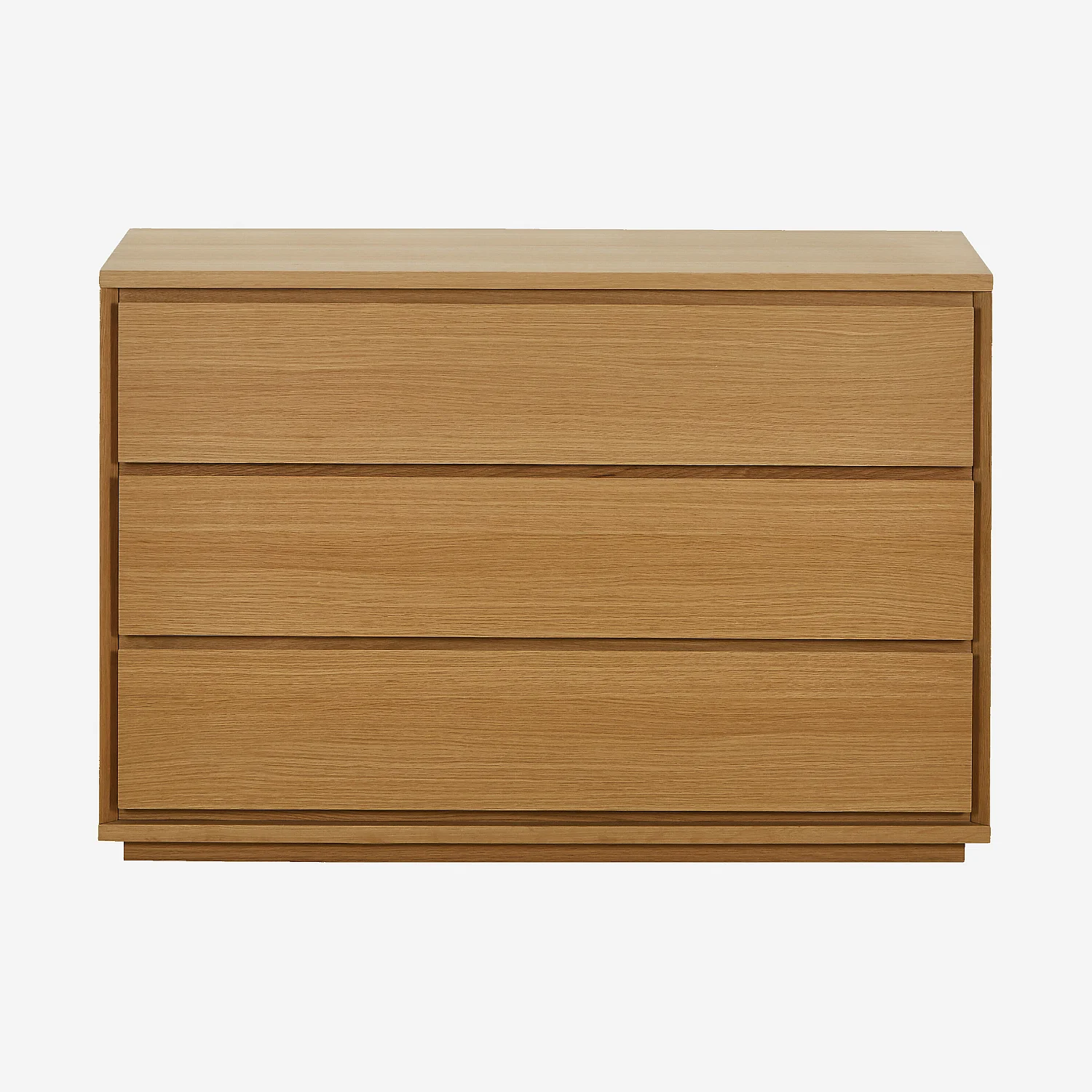 Commode 3 tiroirs en chêne - Naturel - 1