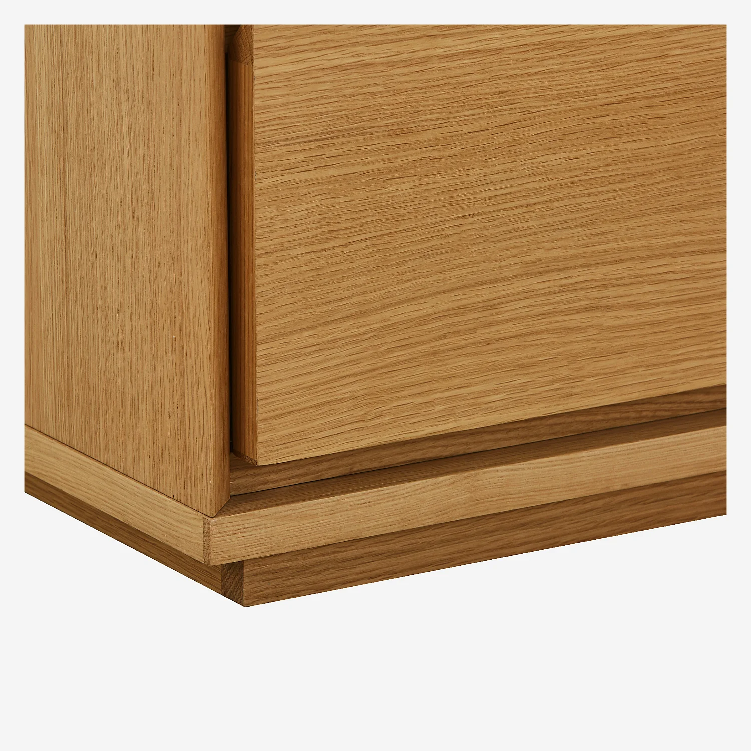 Commode 3 tiroirs en chêne - Naturel - 2