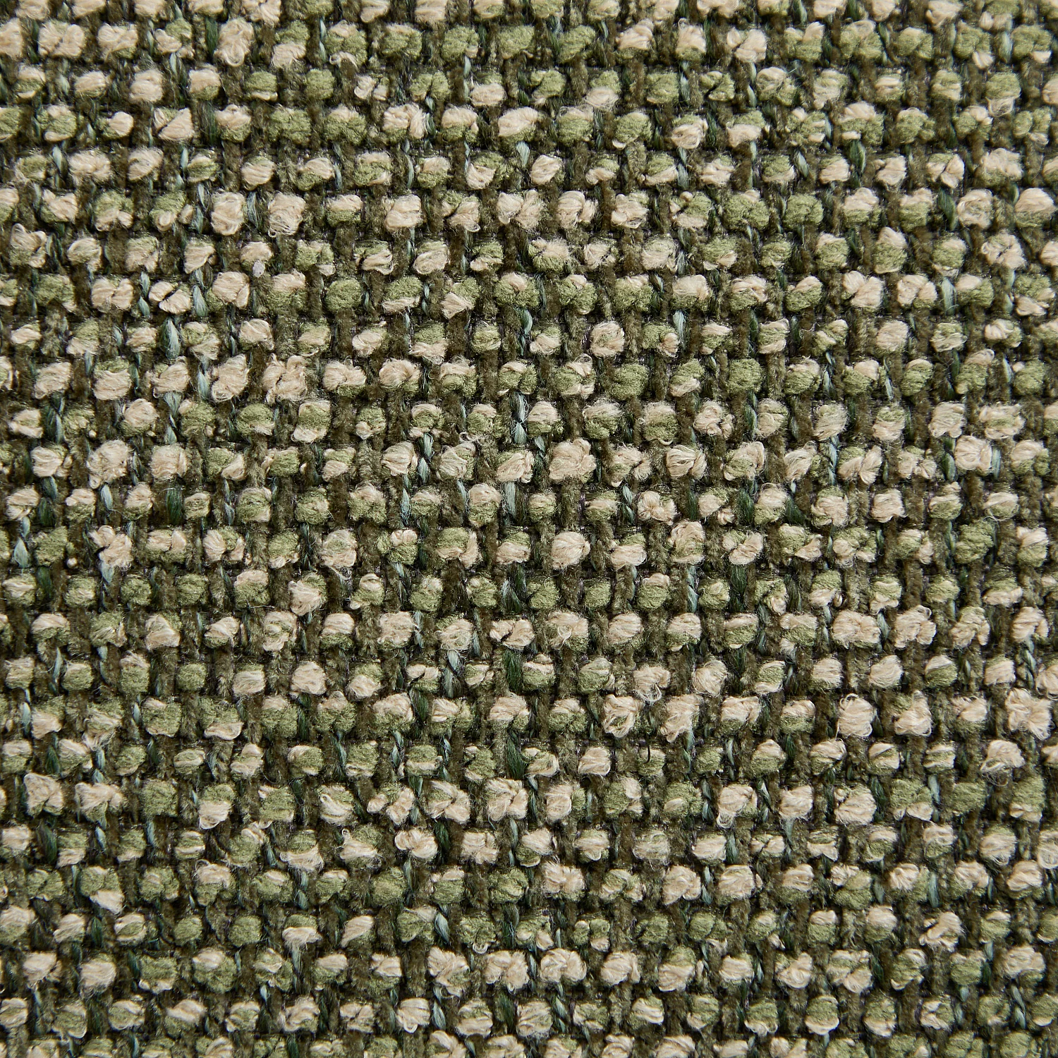 Canapé 3 places en tissu garni de plumes - Vert kaki - 3