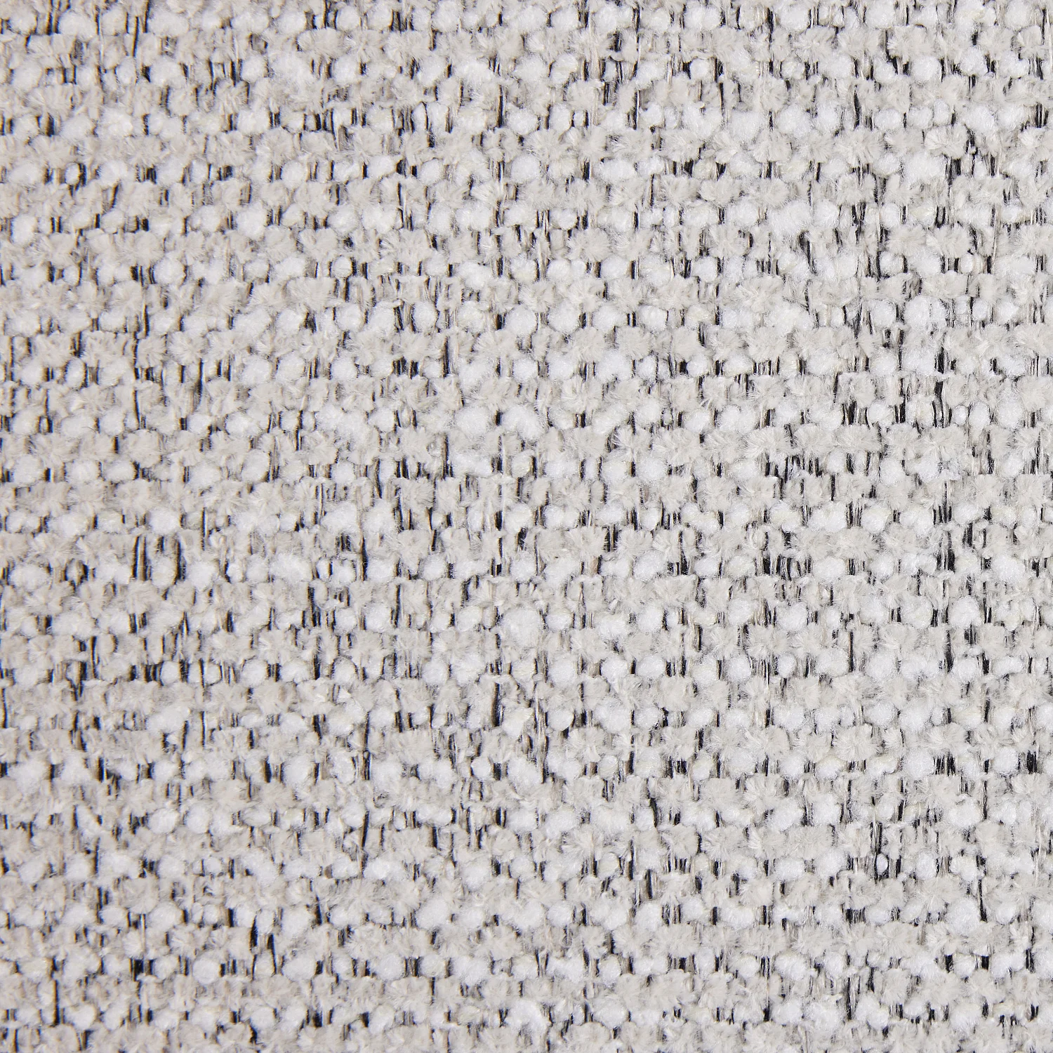 Fauteuil design en tissu texturé - Gris chiné - 5