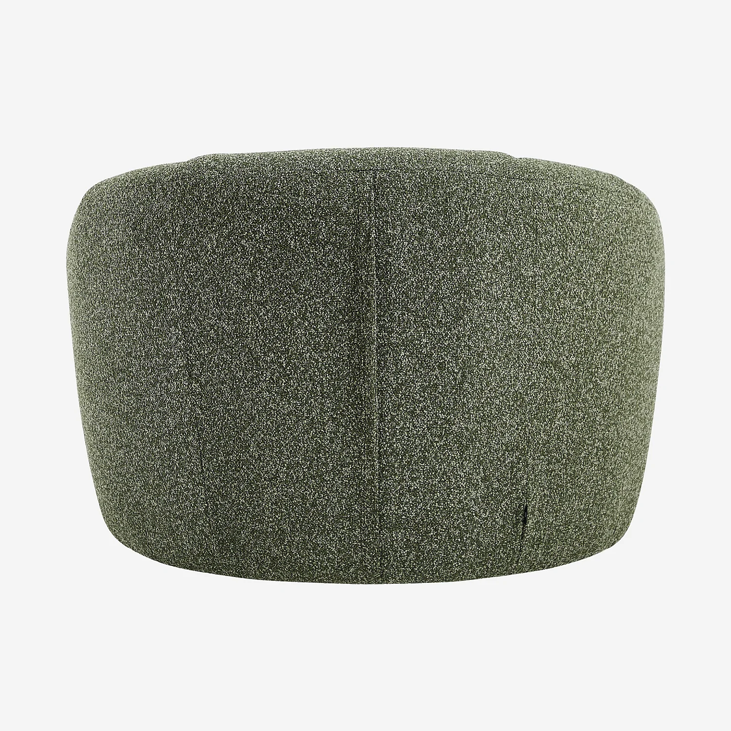Fauteuil loveuse pivotant en tissu texturé - Vert sapin - 6