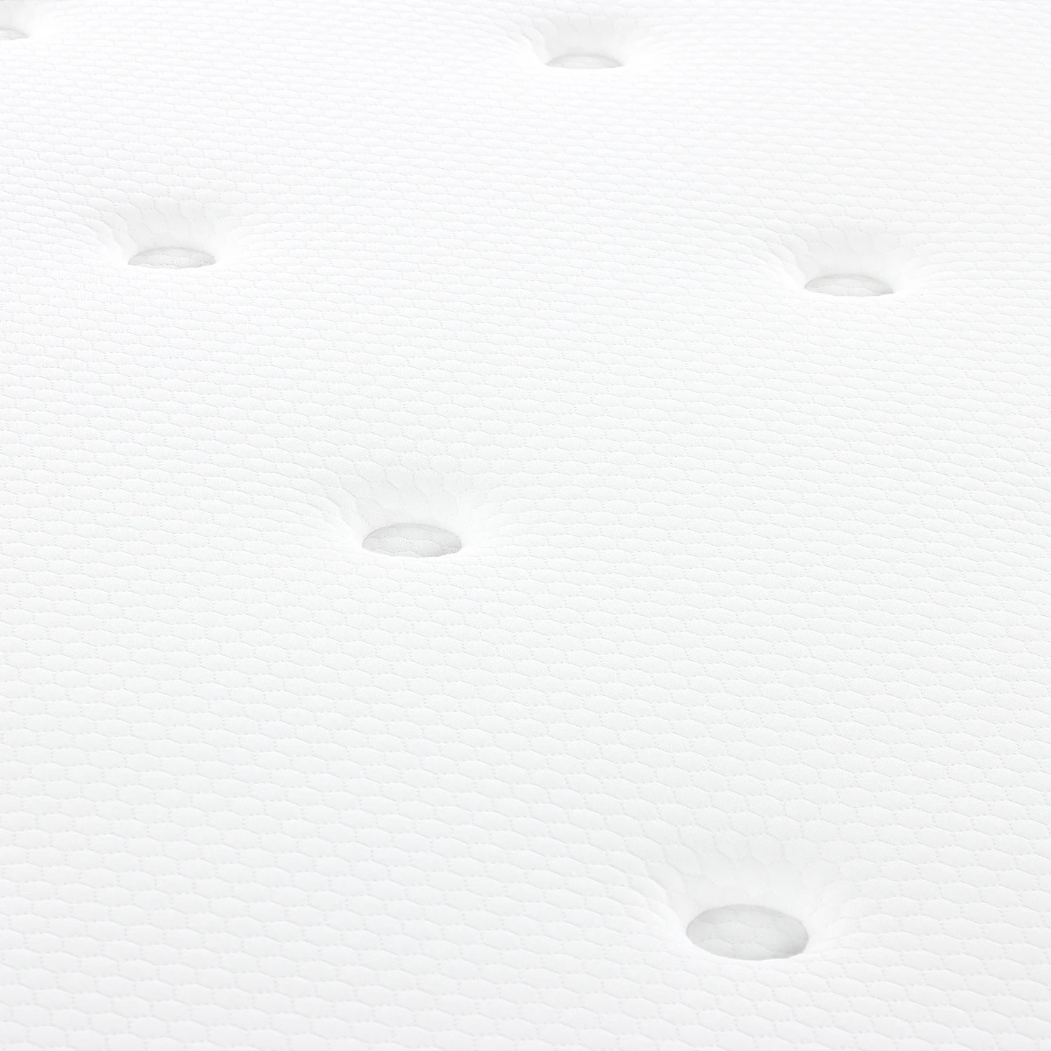 Matelas hybride ressorts ensachés et mousse à mémoire de forme avec surmatelas - 160 x 200 cm - 4