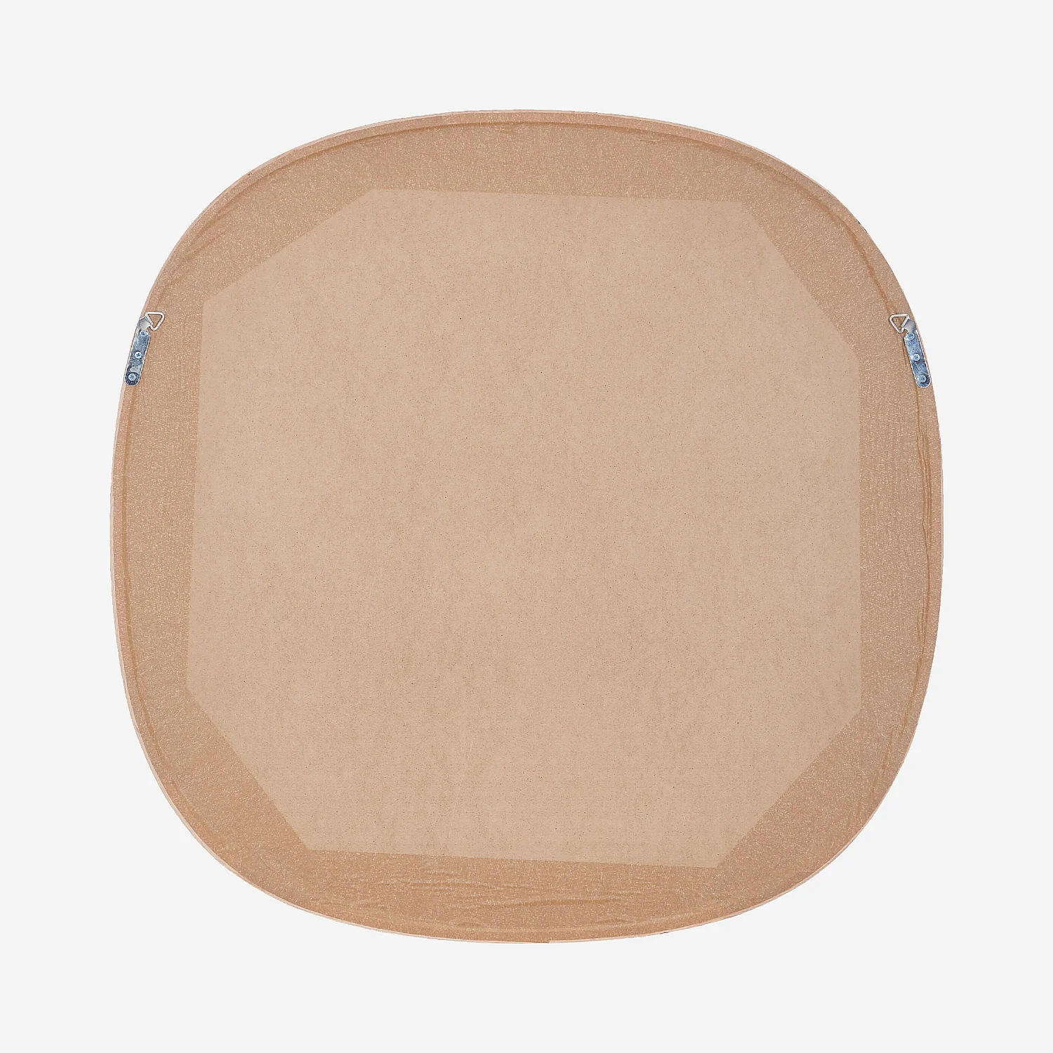 Miroir carré en chêne - 90 cm - Naturel - 4