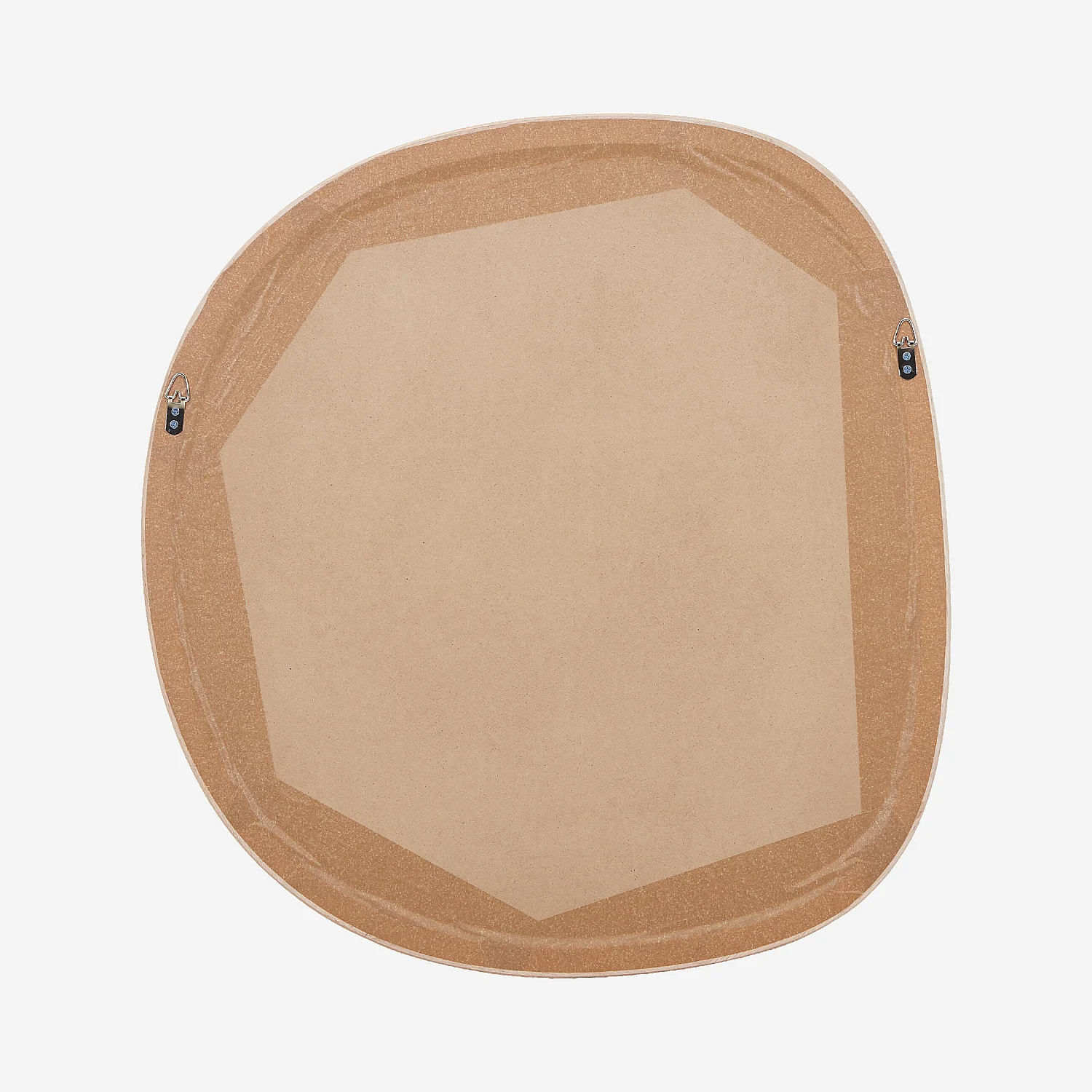 Miroir organique en chêne - 75 x 80 cm - Naturel - 3