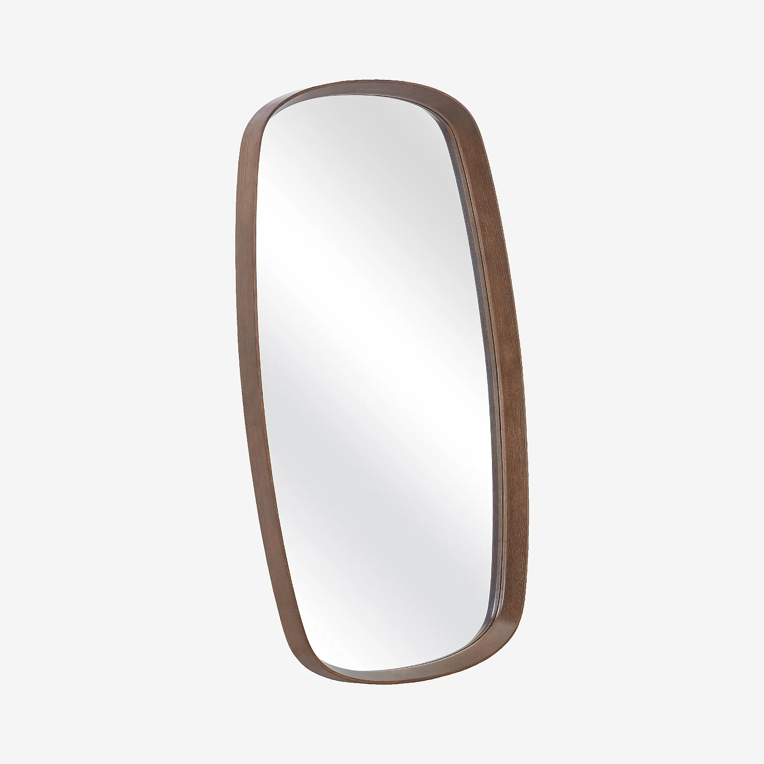 Miroir rectangulaire en chêne - 60 x 110 cm - Naturel foncé - 3