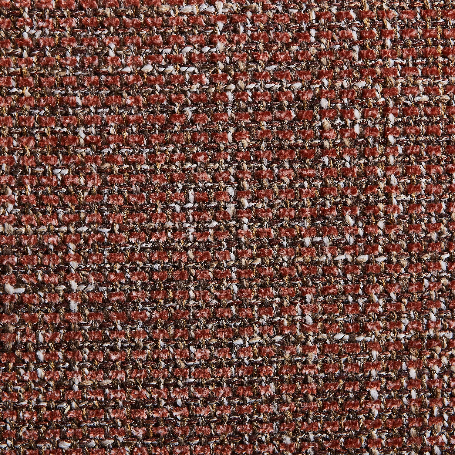 Lot de 2 chaises en tissu et métal finition chêne - Terracotta - 3