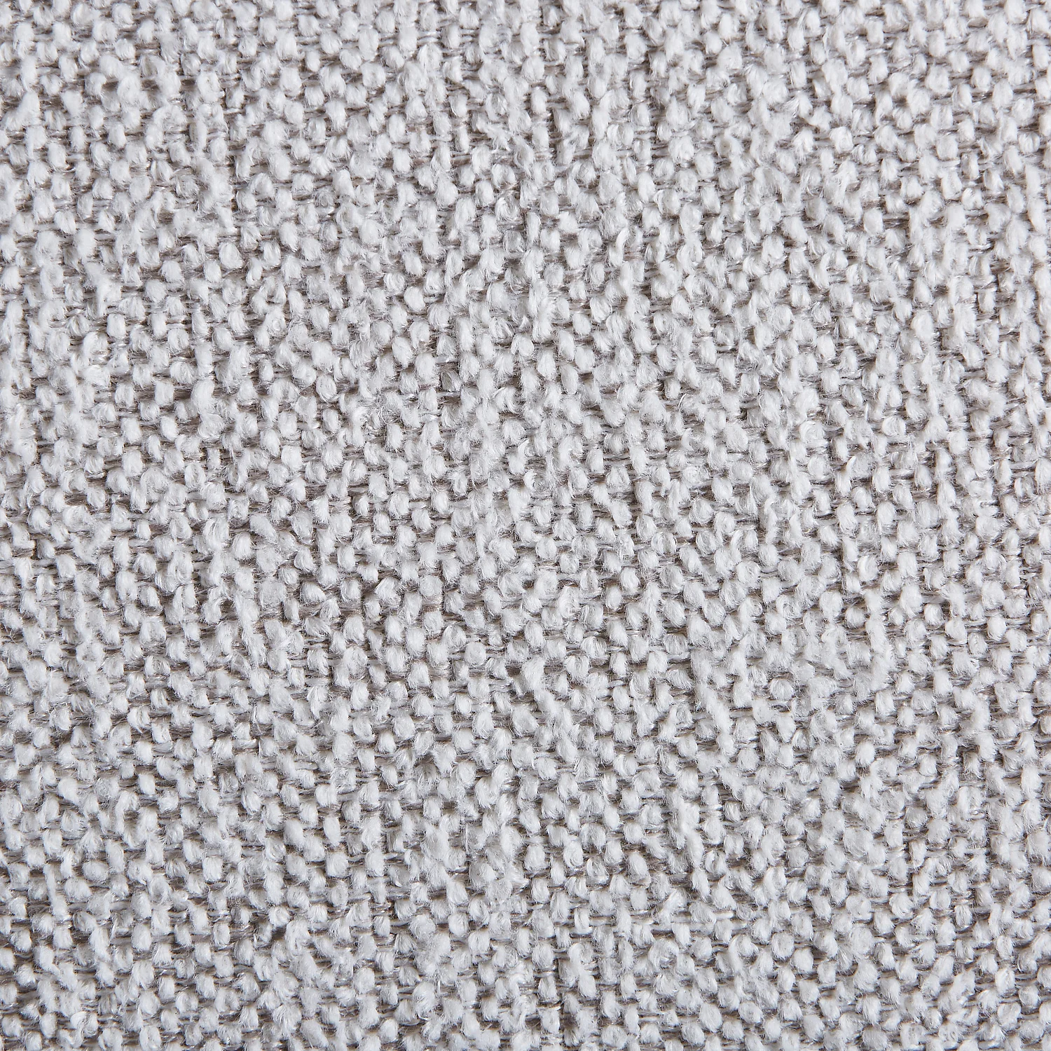 Lot de 2 chaises en tissu et métal crème - Ivoire - 3