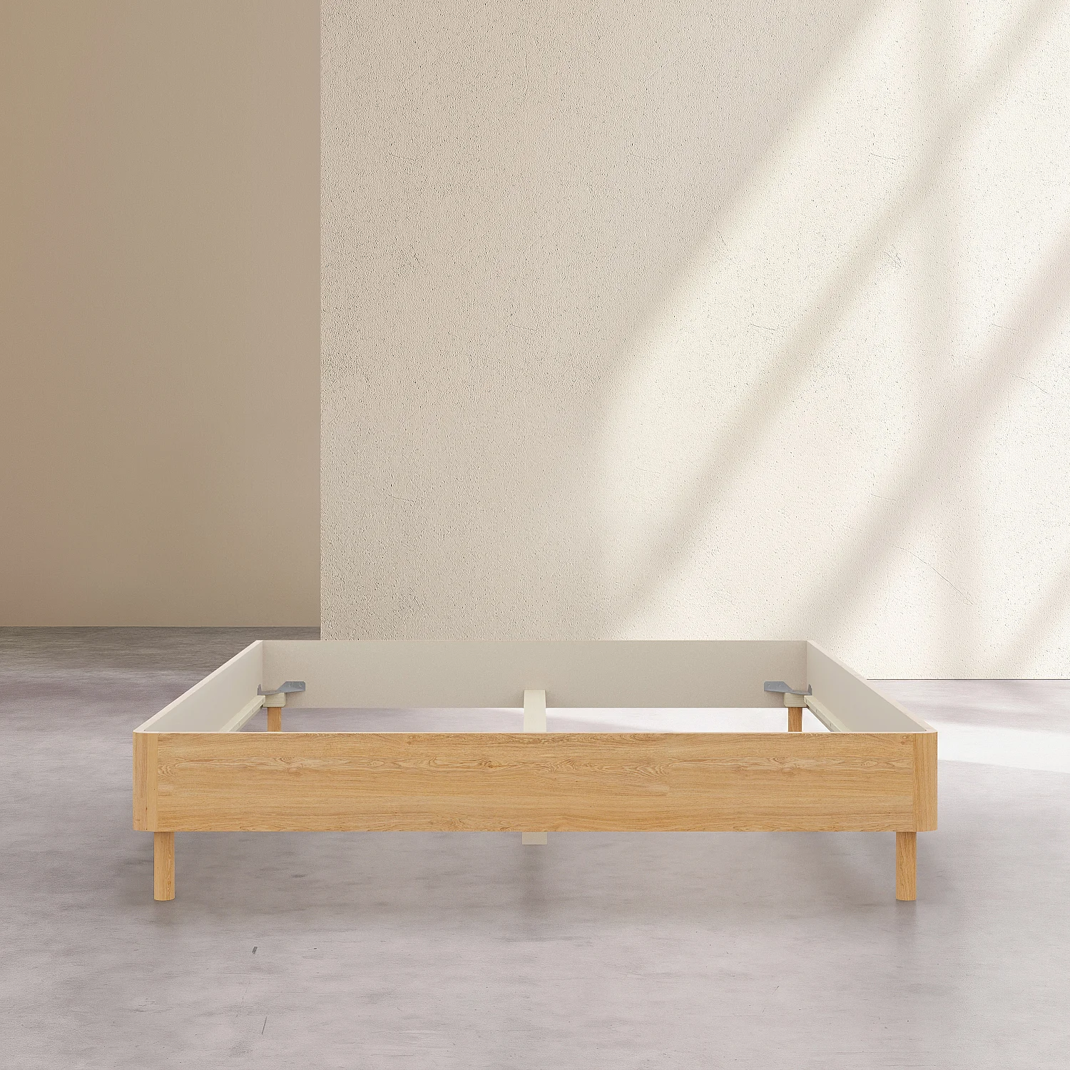 Sengeramme 160 x 200 cm i eg - Natur - 2