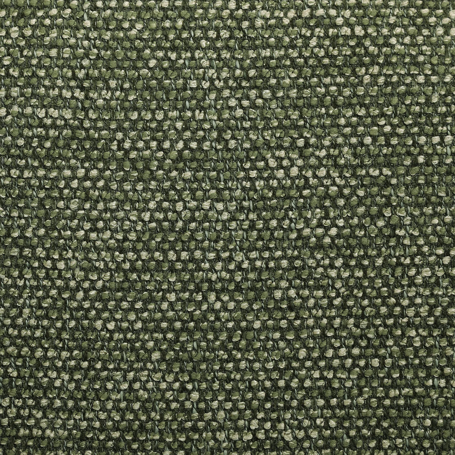 Lot de 2 chaises en tissu et bois massif finition chêne avec accoudoirs - Vert kaki - 3